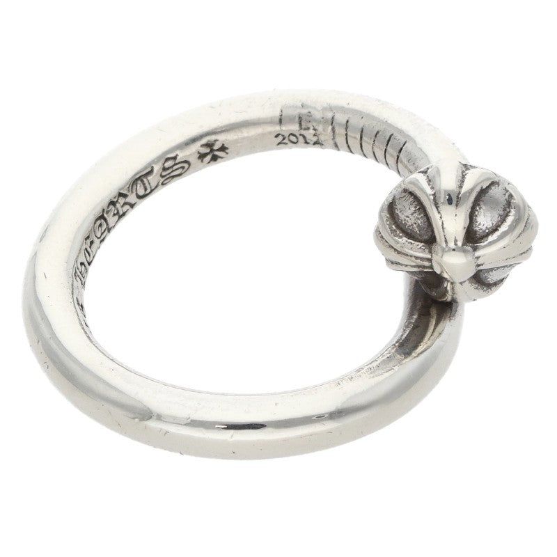 Chrome Hearts Nail Cross Ball Silver Ring Size US 6