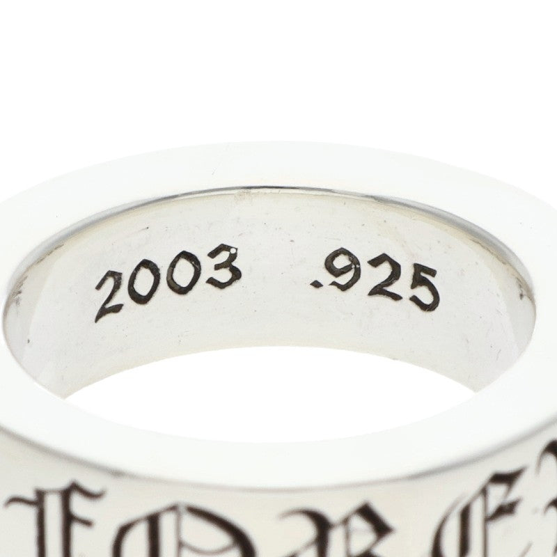Chrome Hearts 6mm Spacer Forever Silver Ring Size ONE SIZE
