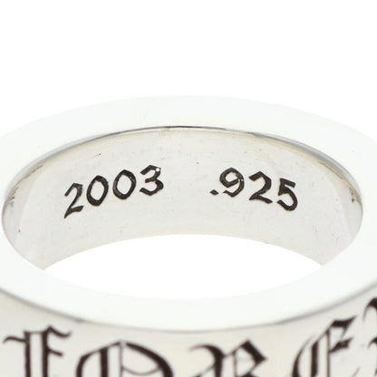 Chrome Hearts 6mm Spacer Forever Silver Ring Size ONE SIZE