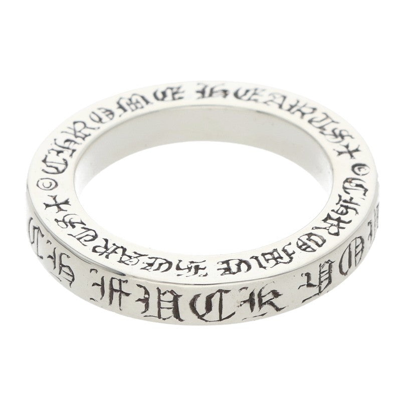 Chrome Hearts 3mm Spacer FUCKYOU Silver Ring Size ONE SIZE