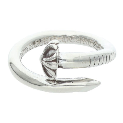 Chrome Hearts Nail Cross Ball Silver Ring Size ONE SIZE
