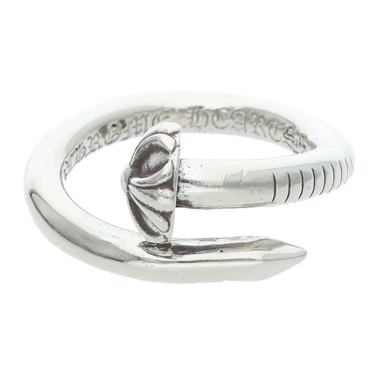 Chrome Hearts Nail Cross Ball Silver Ring Size ONE SIZE