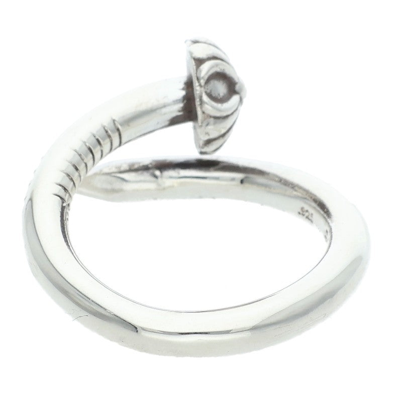 Chrome Hearts Nail Cross Ball Silver Ring Size ONE SIZE