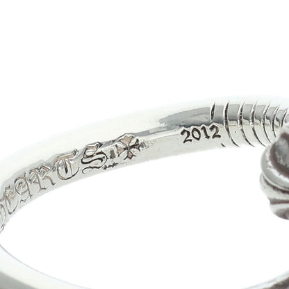 Chrome Hearts Nail Cross Ball Silver Ring Size ONE SIZE