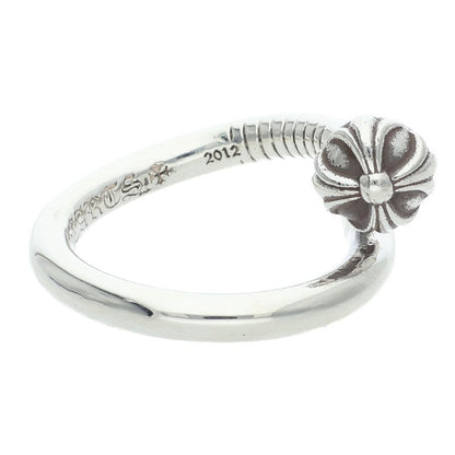 Chrome Hearts Nail Cross Ball Silver Ring Size ONE SIZE