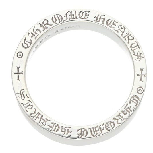 Chrome Hearts 6mm Spacer Plain Silver Ring Size ONE SIZE