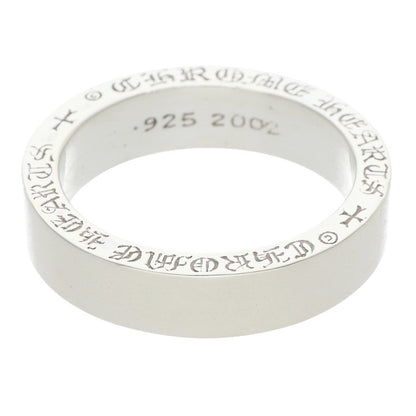 Chrome Hearts 6mm Spacer Plain Silver Ring Size ONE SIZE
