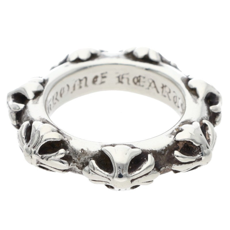 Chrome Hearts Cross Band Silver Ring Size US 4