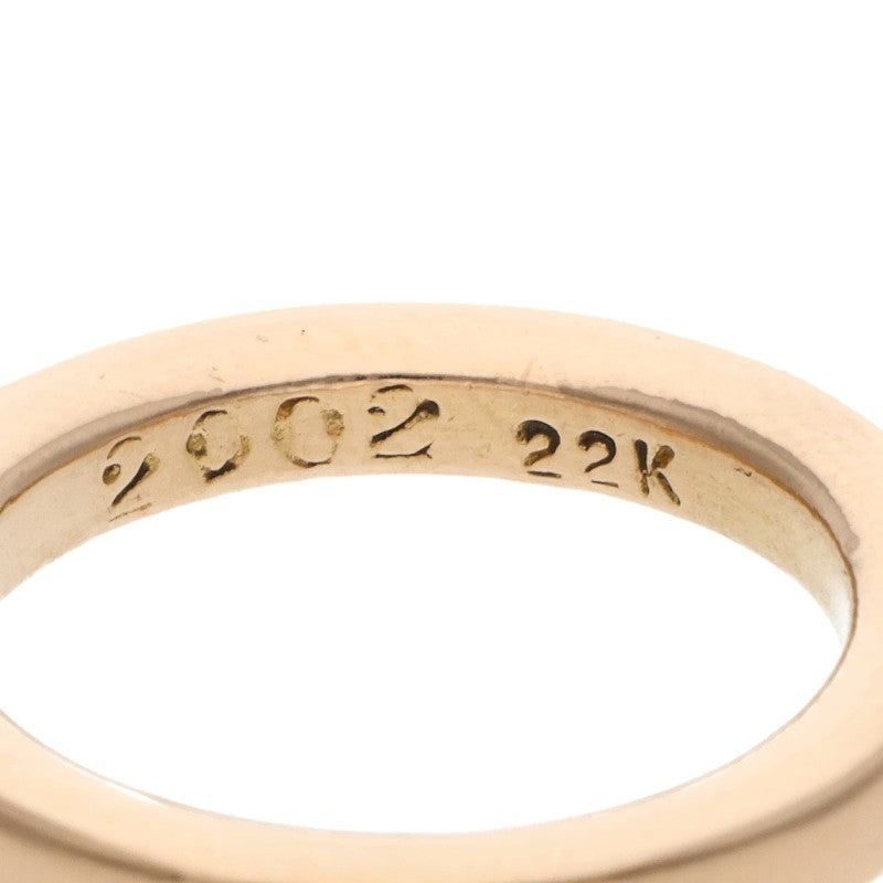 Chrome Hearts 22K NTFL Gold Ring Size US 3.5