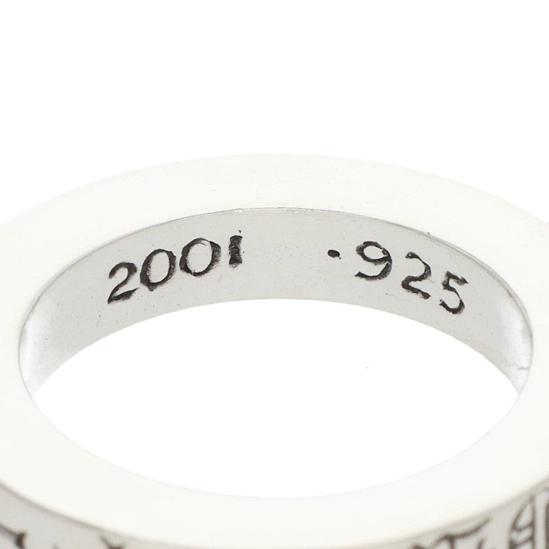 Chrome Hearts 3mm SPACER FUCKYOU Silver Ring Size US 3.5