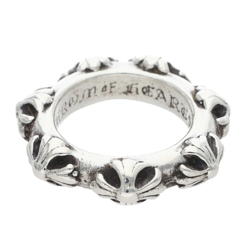Chrome Hearts CROSS BAND Silver Ring Size US 4