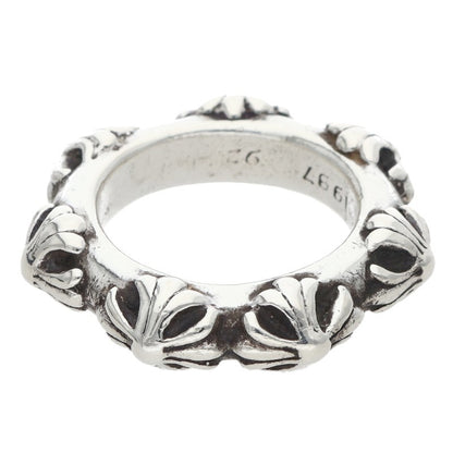 Chrome Hearts CROSS BAND Silver Ring Size US 4