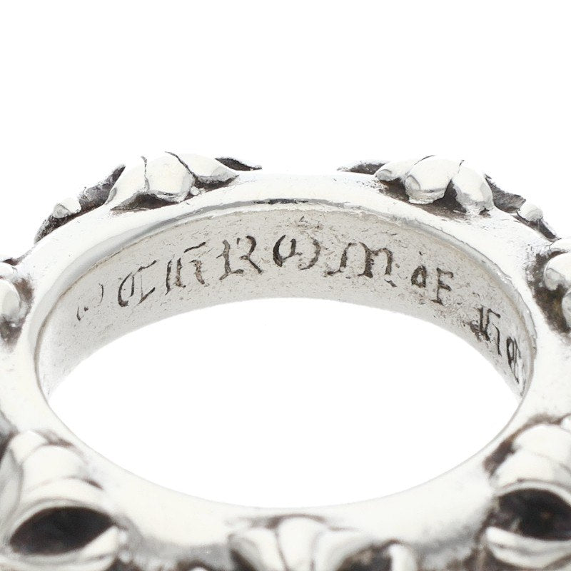 Chrome Hearts CROSS BAND Silver Ring Size US 4