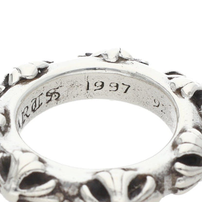 Chrome Hearts CROSS BAND Silver Ring Size US 4