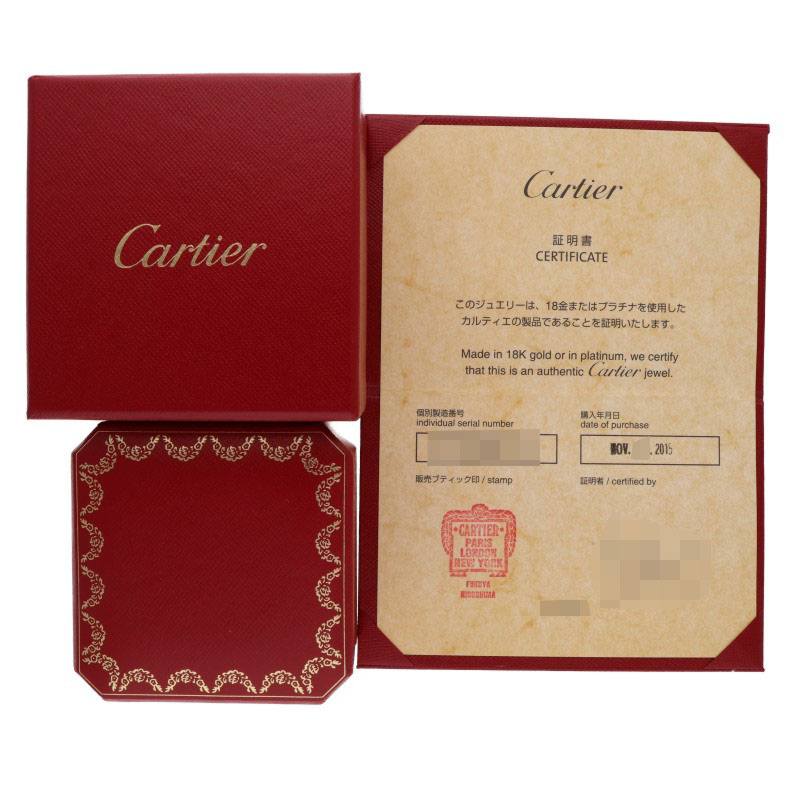 Cartier Trinity Classic K18YG PG WG Ring Size ONE SIZE