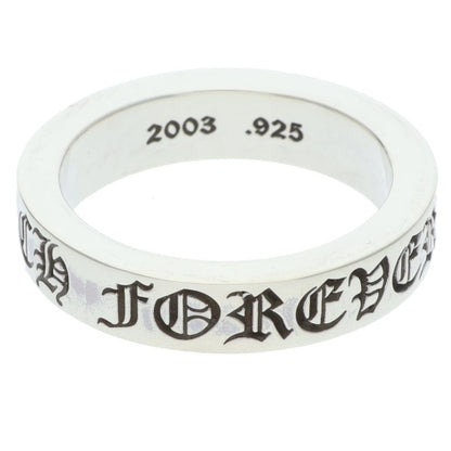 Chrome Hearts 6mm SPACER FOREVER Silver Ring Size ONE SIZE