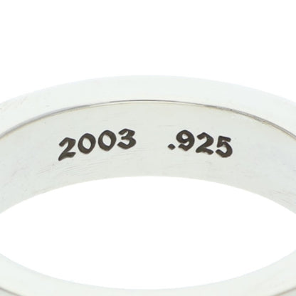 Chrome Hearts 6mm SPACER FOREVER Silver Ring Size ONE SIZE