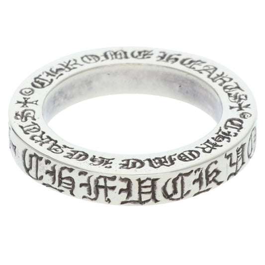 Chrome Hearts 3mm SPACER FUCKYOU Silver Ring Size ONE SIZE