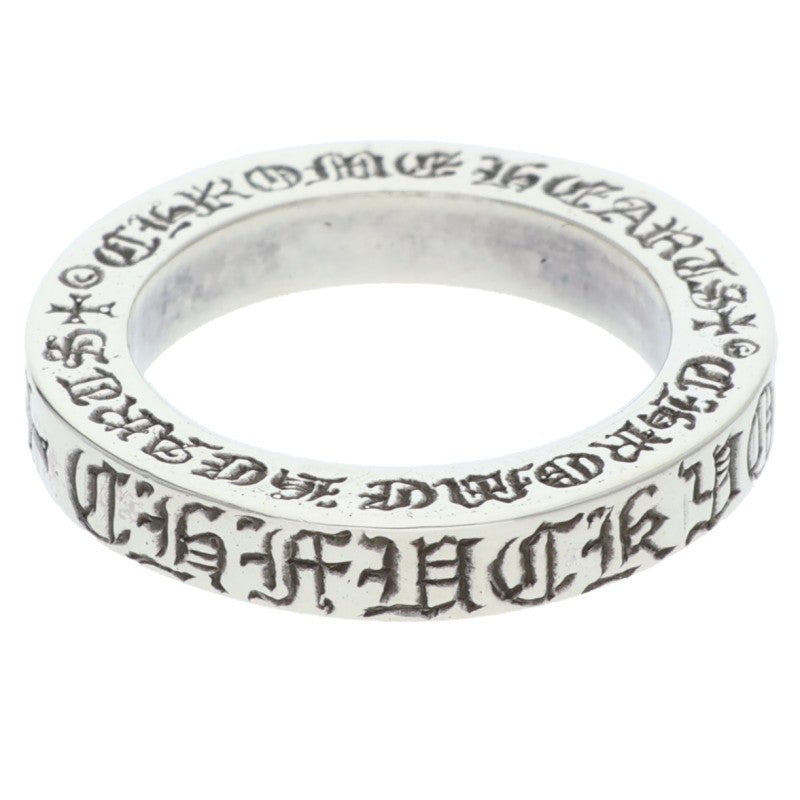 Chrome Hearts 3mm SPACER FUCKYOU Silver Ring Size US 4