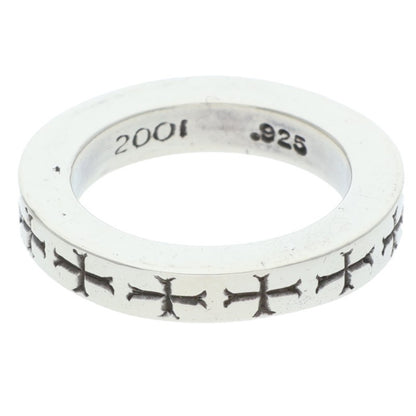 Chrome Hearts 3mm SPACER FUCKYOU Silver Ring Size US 4