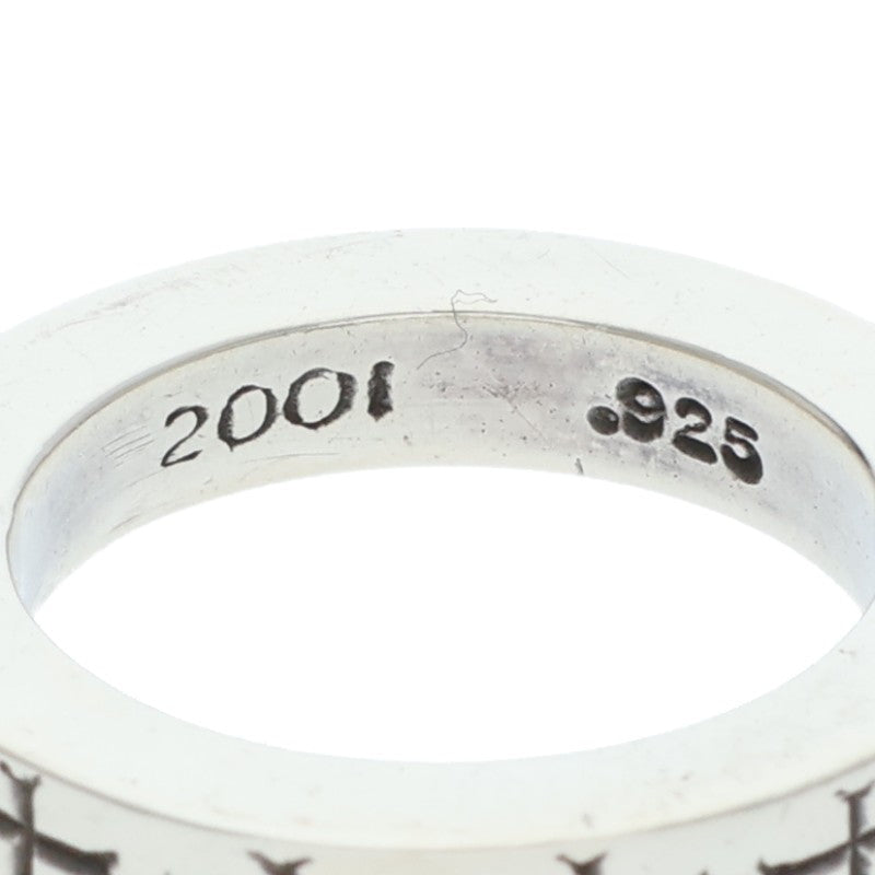 Chrome Hearts 3mm SPACER FUCKYOU Silver Ring Size US 4