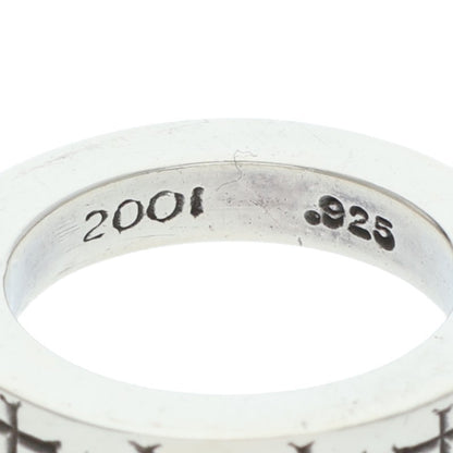 Chrome Hearts 3mm SPACER FUCKYOU Silver Ring Size US 4