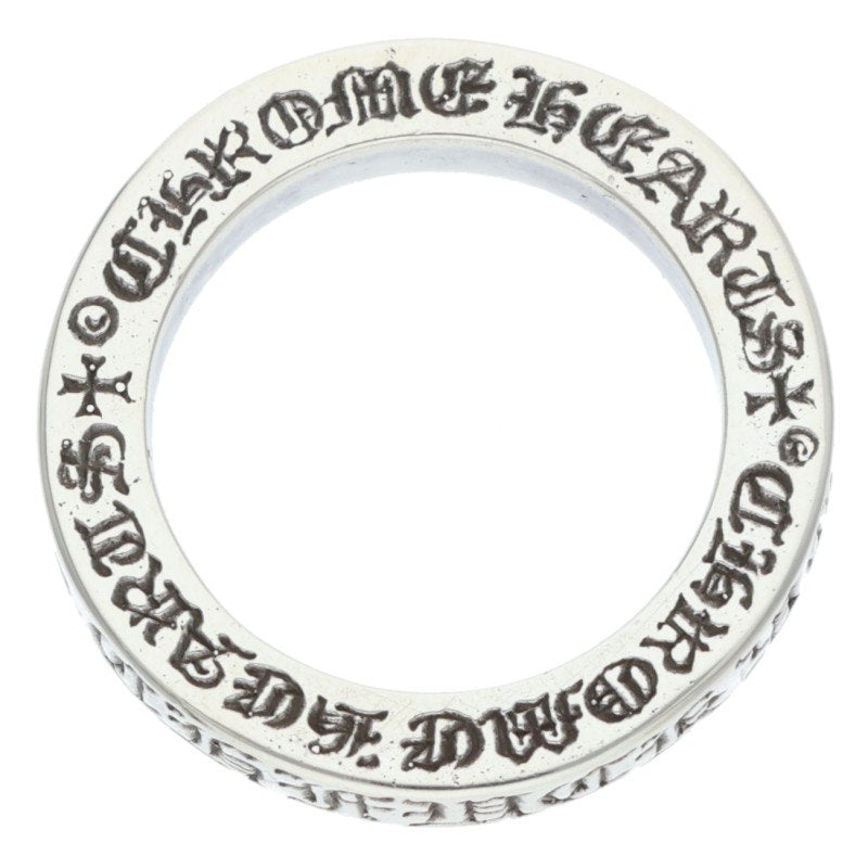 Chrome Hearts 3mm SPACER FUCKYOU Silver Ring Size US 4