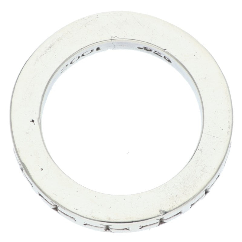 Chrome Hearts 3mm SPACER FUCKYOU Silver Ring Size US 4