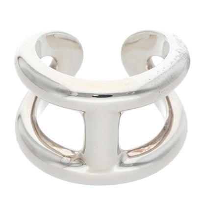 HERMES Osmose GM Silver Ring Size ONE SIZE