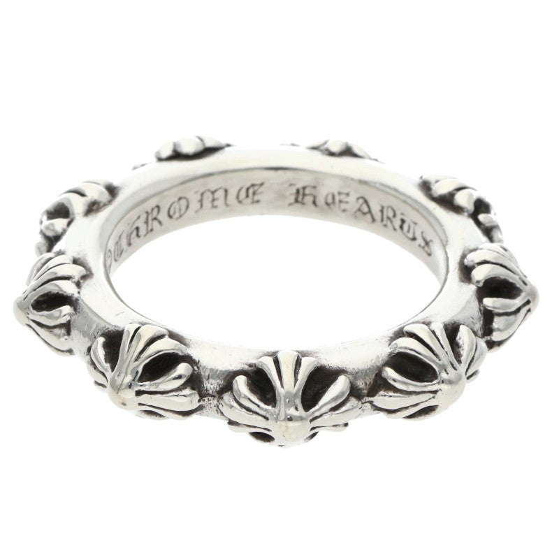 Chrome Hearts CROSS BAND Ring 925 Silver Size ONE SIZE