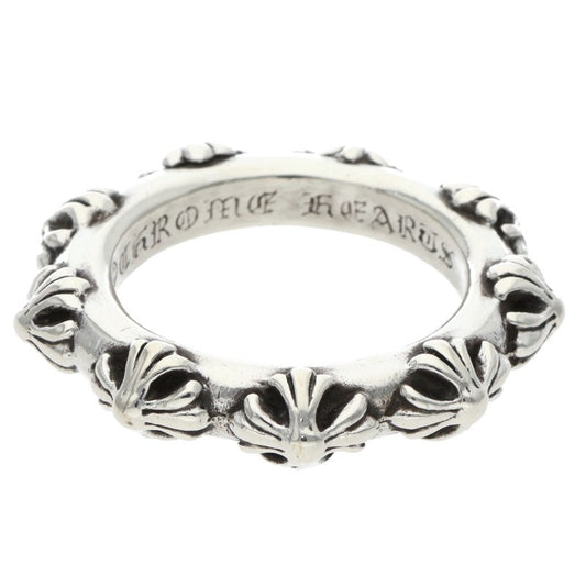 Chrome Hearts CROSS BAND Ring 925 Silver Size ONE SIZE