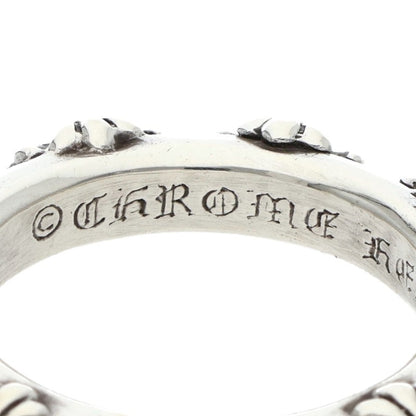 Chrome Hearts CROSS BAND Ring 925 Silver Size ONE SIZE