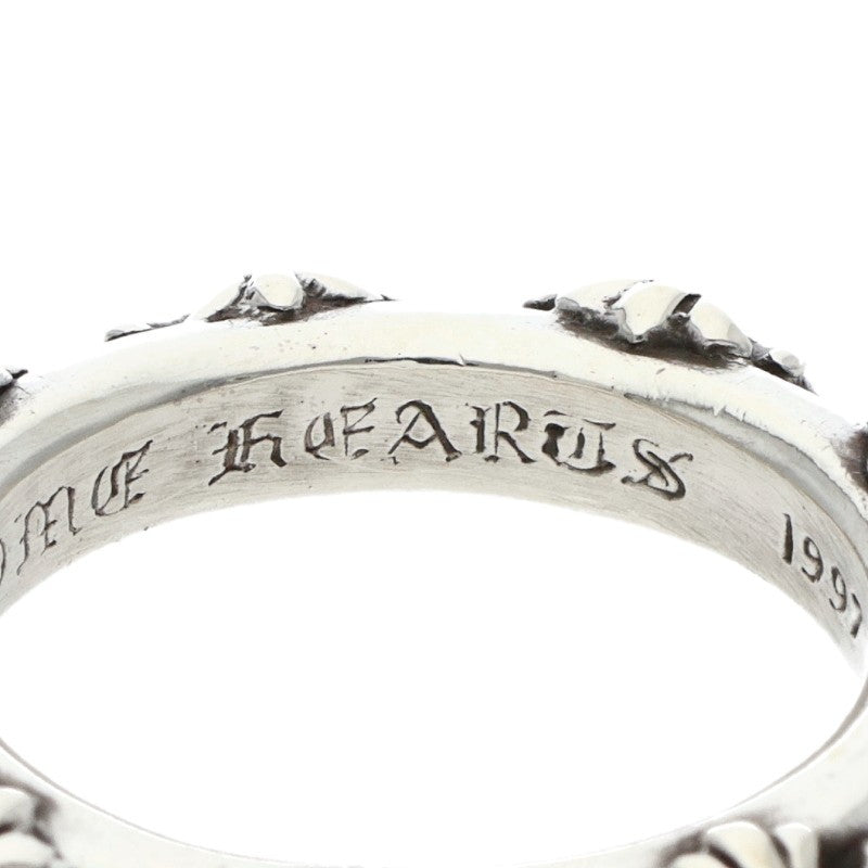 Chrome Hearts CROSS BAND Ring 925 Silver Size ONE SIZE
