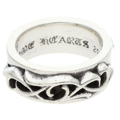 Chrome Hearts DBL NARROW VINE BAND Ring 925 Size ONE SIZE