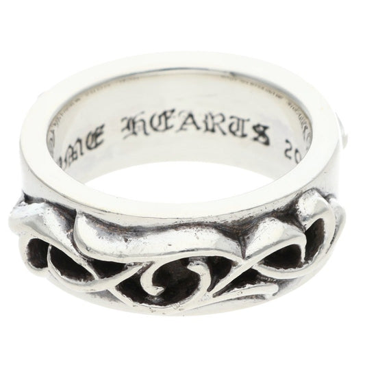Chrome Hearts DBL NARROW VINE BAND Ring 925 Size ONE SIZE