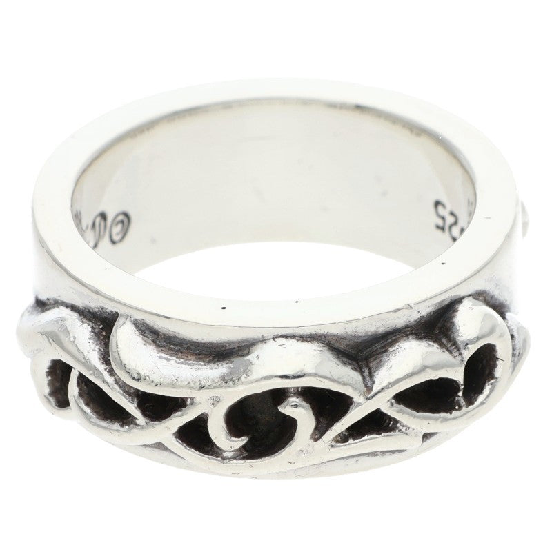Chrome Hearts DBL NARROW VINE BAND Ring 925 Size ONE SIZE