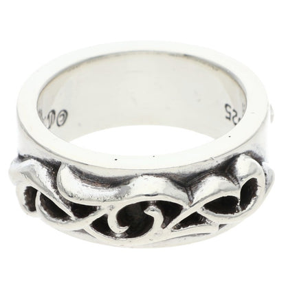 Chrome Hearts DBL NARROW VINE BAND Ring 925 Size ONE SIZE