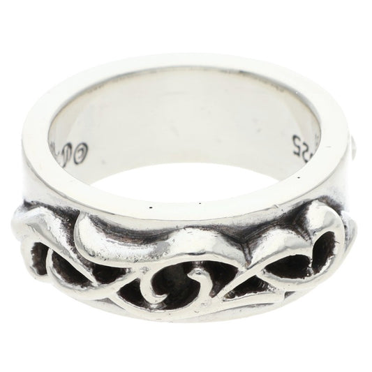 Chrome Hearts DBL NARROW VINE BAND Ring 925 Size ONE SIZE