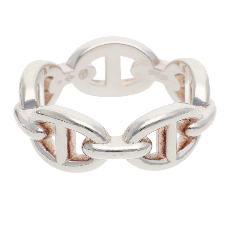 HERMES Chaine d'Ancre Enchainee PM Silver Ring Size ONE SIZE