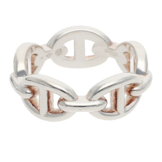 HERMES Chaine d'Ancre Enchainee PM Silver Ring Size ONE SIZE