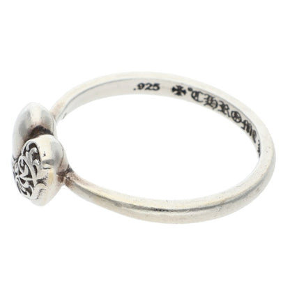 Chrome Hearts Bubblegum Heart Silver Ring Size ONE SIZE