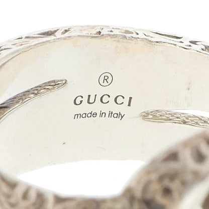 GUCCI GG Marmont Key Motif Silver Ring Size ONE SIZE
