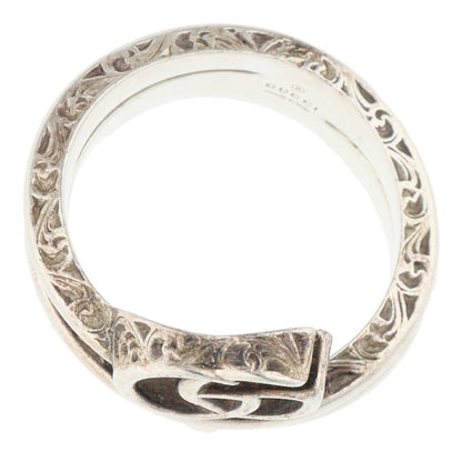GUCCI GG Marmont Key Motif Silver Ring Size ONE SIZE
