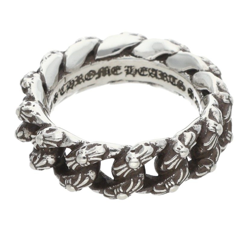 Chrome Hearts XTRA FANCY SML Ring 925 Silver Size US 5