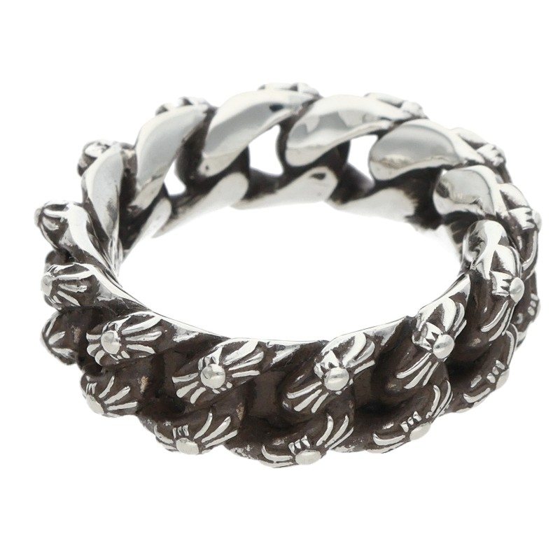 Chrome Hearts XTRA FANCY SML Ring 925 Silver Size US 5