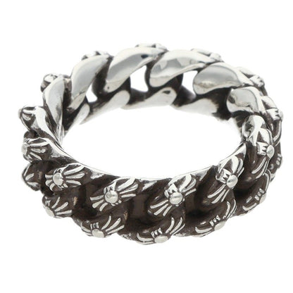 Chrome Hearts XTRA FANCY SML Ring 925 Silver Size US 5