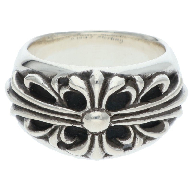 Chrome Hearts FLRL CRS Ring Sterling Silver Size ONE SIZE