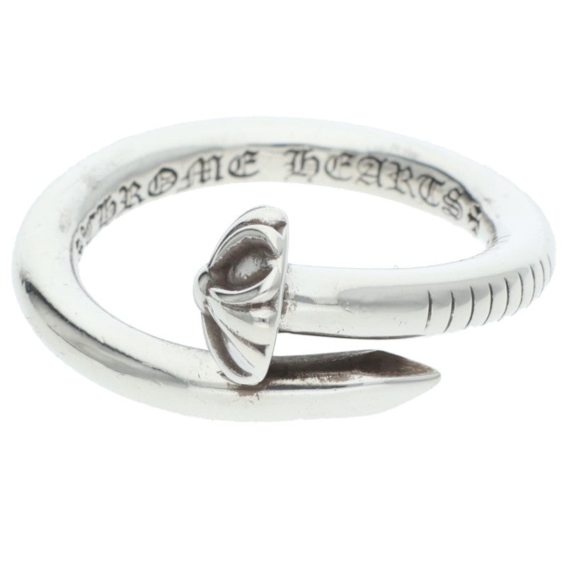 Chrome Hearts NAIL CRSBALL Ring 925 Silver Size US 8