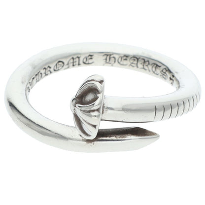 Chrome Hearts NAIL CRSBALL Ring 925 Silver Size US 8