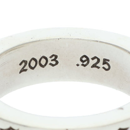 Chrome Hearts 6mm Spacer FOREVER Ring 925 Size ONE SIZE